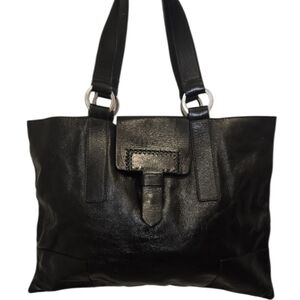 Falor Vintage Black Leather Bag
